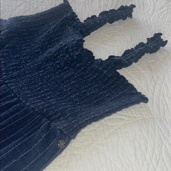 ROXY Wide-Leg smocked linen Jumper - Picture 5 of 10